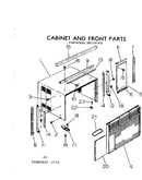 Cabinet and front parts