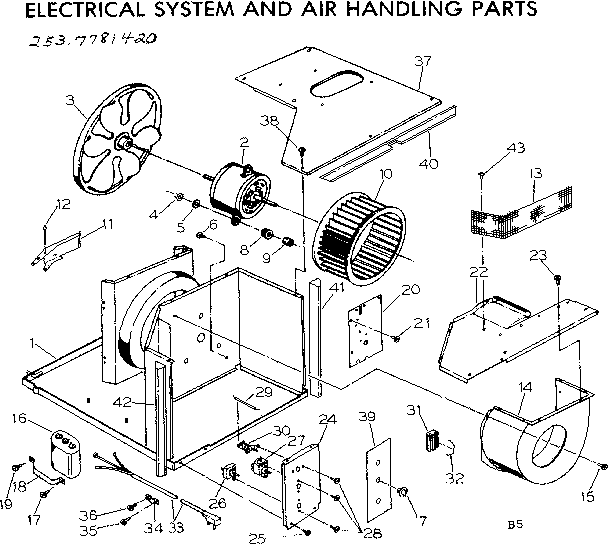Electrical system & air handling parts