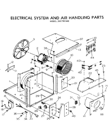 Electrical system and air handling parts