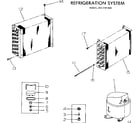 Kenmore 2537781460 refrigeration system diagram