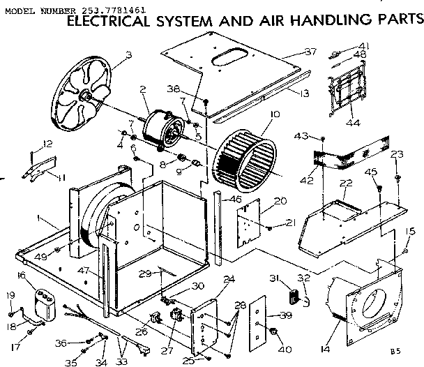 ELECTRICAL SYSTEM AND AIR HANDLING PARTS