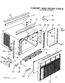 Cabinet and front parts
