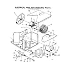 Kenmore 2537782310 electrical and air handling parts diagram
