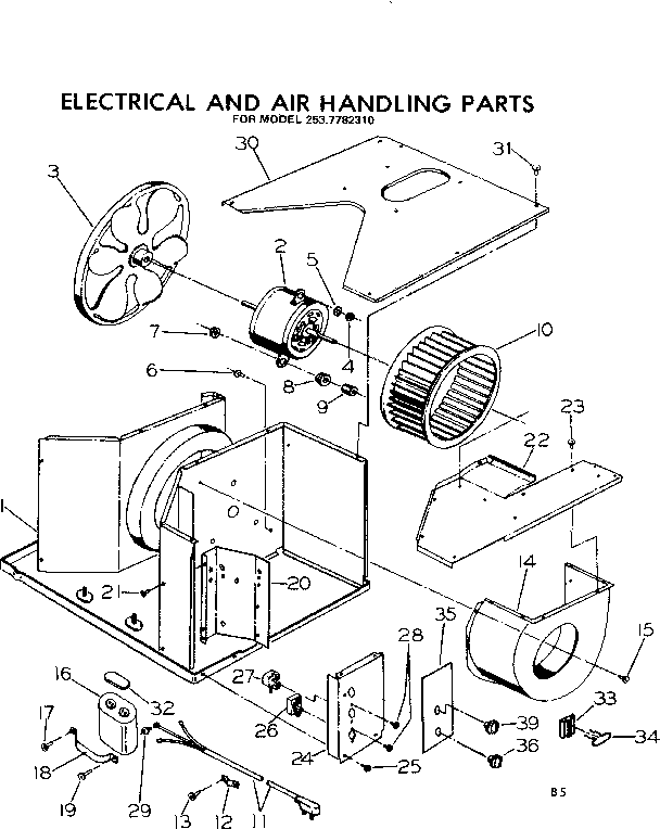 Electrical and air handling parts
