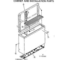 Kenmore 2537782460 cabinet and insullation parts diagram