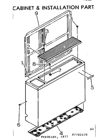 Cabinet & installation parts