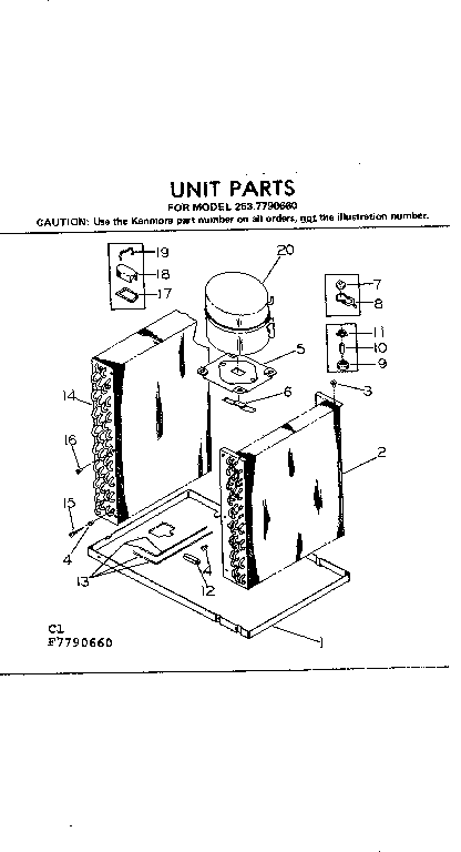 Unit parts