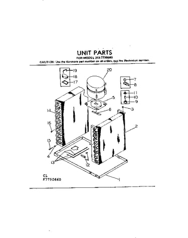 Unit parts