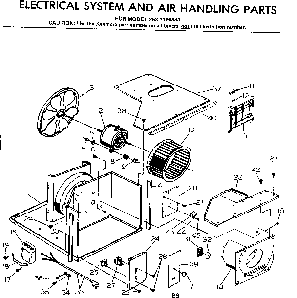 ELECTRICAL SYSTEM AND AIR HANDLING PARTS