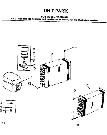 Unit parts