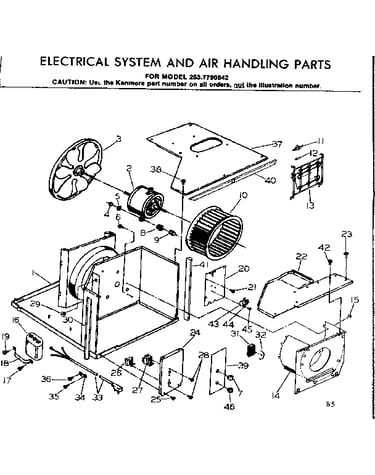 Electrical system & air handling parts