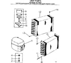 Kenmore 2537790842 unit parts diagram