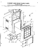 Cabinet and front panel parts
