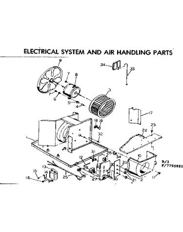 Electric and air handling parts