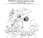 Kenmore 2537790991 electrical and air handling parts diagram