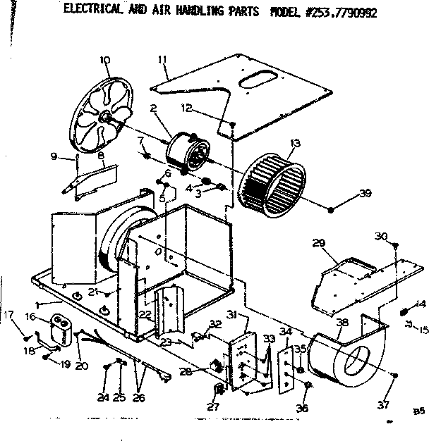 Electrical and air handling parts