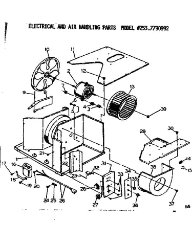 Electrical and air handling parts