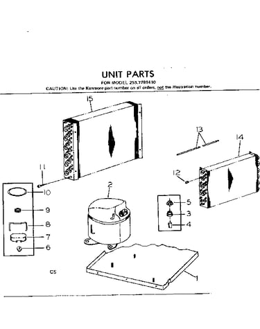 Unit parts