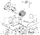 Kenmore 2537791480 electrical system and handling parts diagram