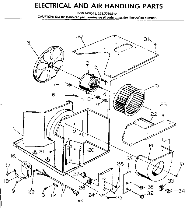 ELECTRICAL & AIR HANDLING PARTS