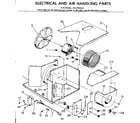Kenmore 2537792310 electrical & air handling parts diagram