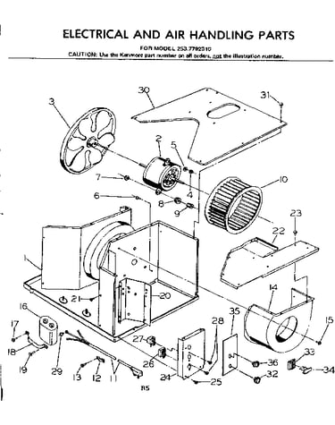 Electrical & air handling parts