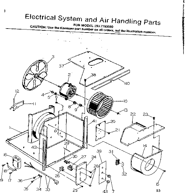 ELECTRICAL SYSTEM & AIR HANDLING PARTS