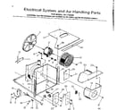 Kenmore 2537793080 electrical system & air handling parts diagram