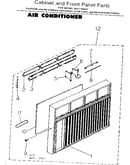 Cabinet & front panel parts