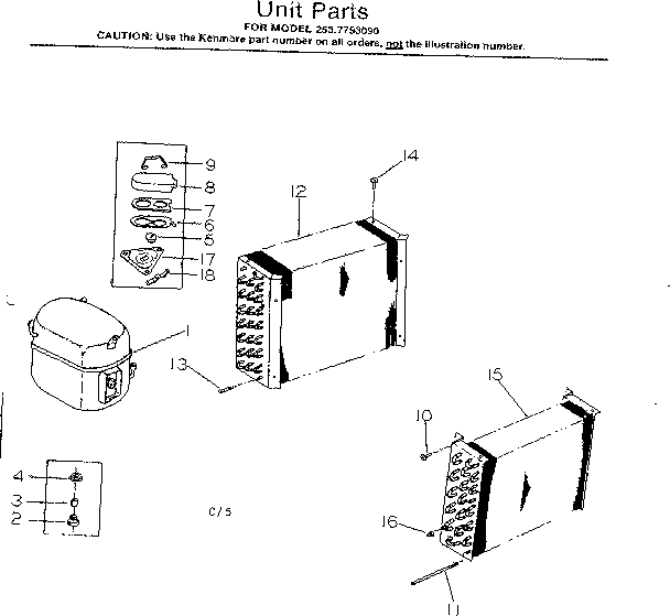 Unit parts