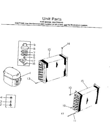 Unit parts