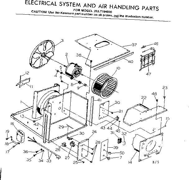 Electrical system & air handling parts