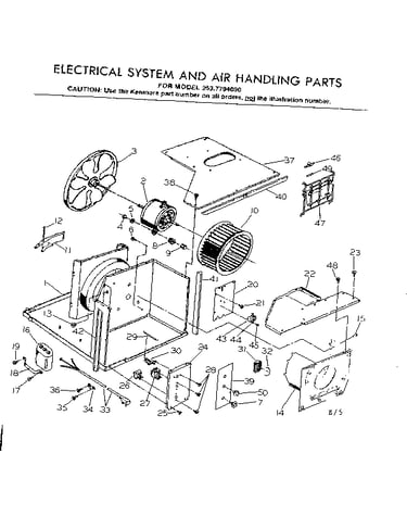 Electrical system & air handling parts