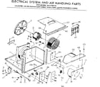 Kenmore 2537794110 electrical system & air handling parts diagram