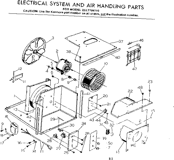 Electrical system & air handling parts