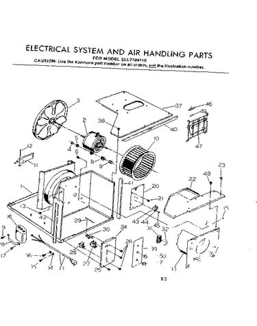 Electrical system & air handling parts