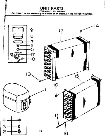 Unit parts