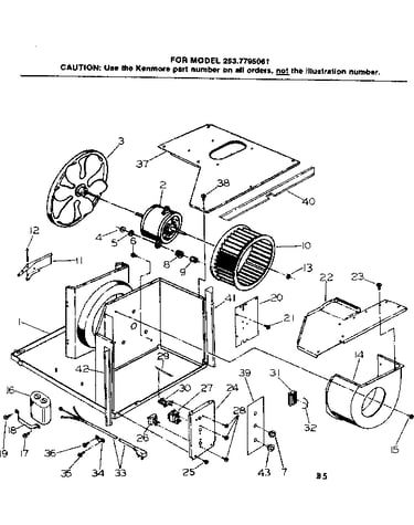 Electrical system & air handling parts