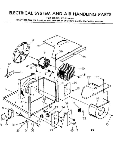 Electrical system & air handling parts