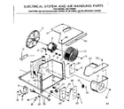 Kenmore 2537795081 electrical system & air handling parts diagram