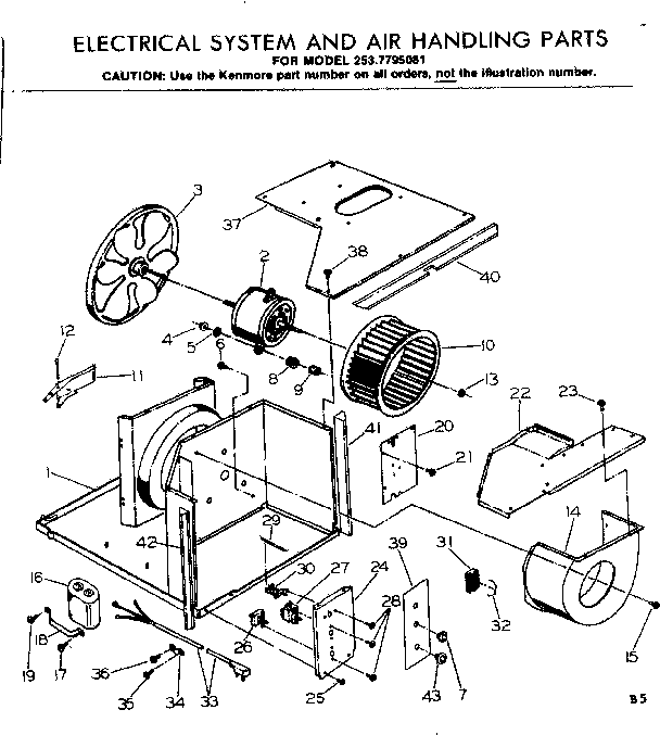 ELECTRICAL SYSTEM & AIR HANDLING PARTS