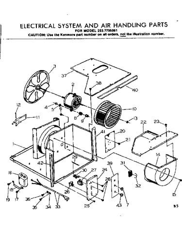 Electrical system & air handling parts