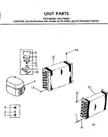 Unit parts
