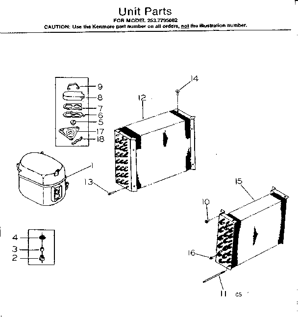 Unit parts