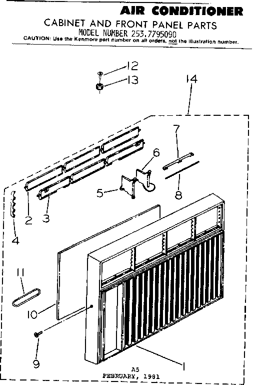 CABINET & FRONT PANEL PARTS