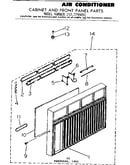 Cabinet & front panel parts