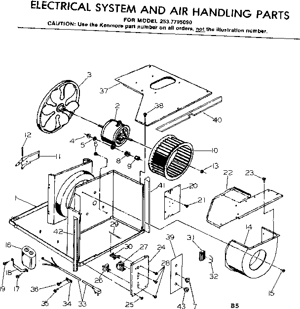 ELECTRICAL SYSTEM & AIR HANDLING PARTS