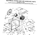 Kenmore 2537795090 electrical system & air handling parts diagram