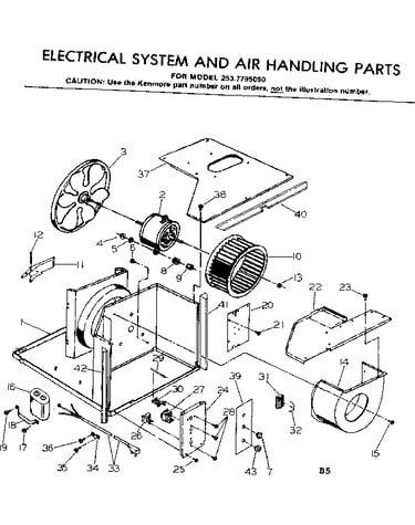 Electrical system & air handling parts