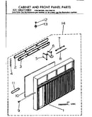 Cabinet & front panel parts
